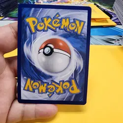 Pokemon TCG Holo HD Mew Tail Swirl Fire Energy - Image 2