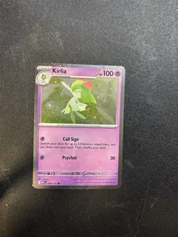 Kirlia Promo - Cosmos Holo - Mega Evolution - Pokemon TCG - NM - Image 1