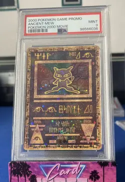 2000 POKEMON GAME MOVIE POKEMON 2000 MOVIE ANCIENT MEW PSA 9 - Image 1