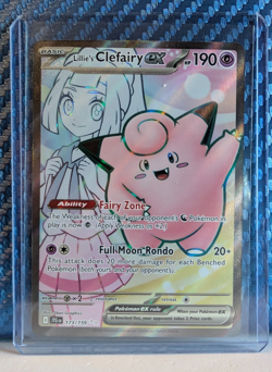 Pokemon TCG Lillie's Clefairy EX Full Art 173/159 Journey Together - Image 1