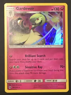 Pokemon TCG Gardevoir 141/214 Lost Thunder 2018 Holo Rare MP - Image 1