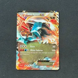 White Kyurem Ex 96/135 Black and White Plasma Storm NM Pokemon TCG - Image 1