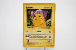 Vintage Pokemon - Red Cheeks Pikachu 58/102 - Shadowless - Base Set - MP - Image 1