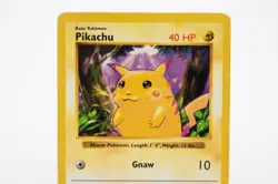 Vintage Pokemon - Red Cheeks Pikachu 58/102 - Shadowless - Base Set - MP - Image 2