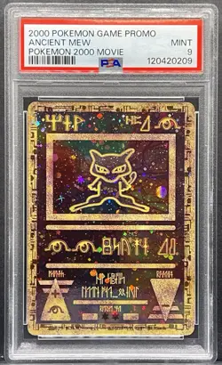 2000 Pokemon Game Promo Ancient Mew Pokemon 2000 movie Mint PSA 9 - Image 1