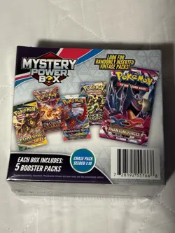 Pokemon Mystery Power Box Chase Pack Seeded 1:10 SEALED (5 Booster Packs) (B) - Image 2