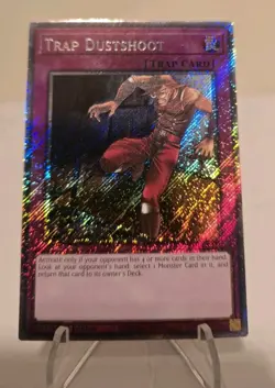 Trap Dustshoot (Platinum Secret Rare) RA04-EN121 Yugioh Stampede NM - Image 1