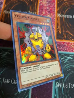 Yu-Gi-Oh! TCG Yellow Gadget FIGA-EN008 Super Rare 1st Edition Near Mint - Image 2