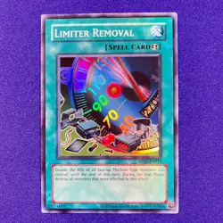 Limiter Removal (Super Rare) (Retro Pack 2 Reprint) RP02-EN015 (NM) - Image 1