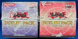 YuGiOh GX 1st Edition Jaden Yuki & Chazz Princeton TCG Duelist Packs SEALED - Image 3