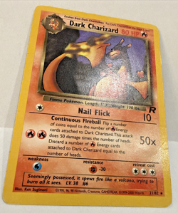 Pokemon TCG Dark Charizard 21/82 Rare Card Vintage - Moderately Played - Image 2