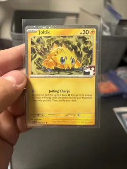 Joltik - Prize Pack Series 7 - Stellar Crown Cosmos Holo Pokemon Card NM (2 Left - Image 1