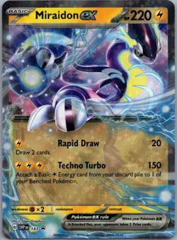 Miraidon ex Promo SV: Scarlet & Violet Promo Cards 143 NM - Image 1