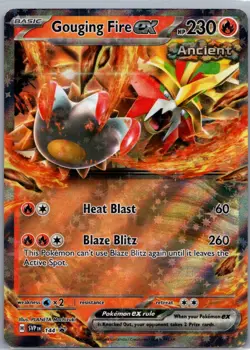 Gouging Fire ex Promo SV: Scarlet & Violet Promo Cards 144 NM - Image 1