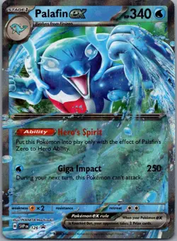 Palafin ex Promo SV: Scarlet & Violet Promo Cards 126 NM - Image 1