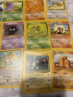 Vintage Pokemon 18 Cards Lot Base Set Pikachu Arcanine Dugtrio Original Owner - Image 4