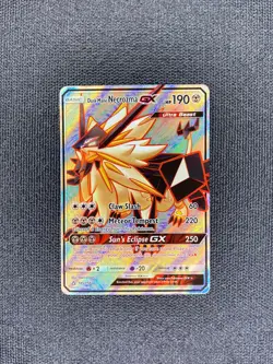 Pokemon TCG Ultra Prism Dusk Mane Necrozma GX 145/156 Full Art Ultra Rare Card - Image 1