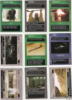 9 Cards STAR WARS CCG UnLimited LoT TUSKEN RAIDER +++++ - Image 1
