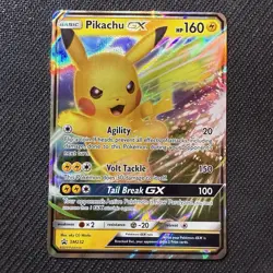 Pokemon TCG Pikachu GX SM232 Promo Holo NM - Image 1