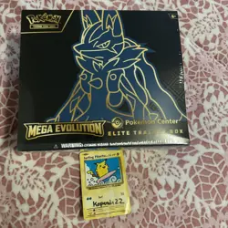 Pokemon Center TCG: Mega Evolutions Lucario Elite Trainer Box (ETB) - SEALED - Image 1