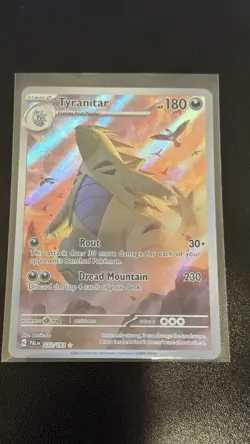 Pokemon Tyranitar #222 Paldea Evolved Illustration 222/193 - Image 1