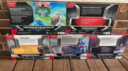 NEW-Pokemon Palafin/Mabosstiff/Houndstone/Charizard/Venusaur Blastoise ex LOT - Image 2
