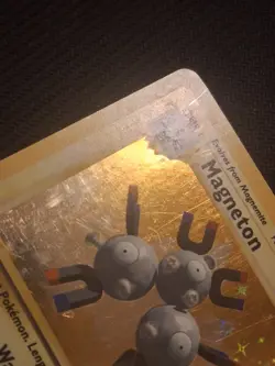 Pokemon TCG Magneton Base Set 9/102 Holo Unlimited Holo Rare - MP - Image 2