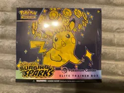 Pokemon Surging Sparks ETB Pokemon Center Exclusive SEALED Elite Trainer Box - Image 1