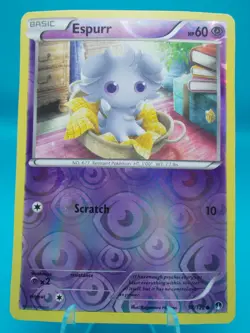 Espurr 58/122 Breakpoint Pokemon TCG Reverse Holo Lightly Played - Image 1