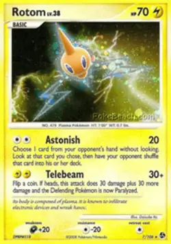 Damaged Rotom - 7/106 - Holo Rare Pokemon Great Encounters - Image 1