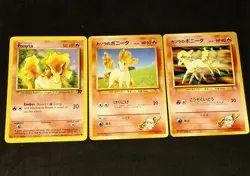 Ponyta Lot Pokemon TCG 1999-2000 Wizards Team Rocket Base Set & Blaine's Ponyta - Image 1