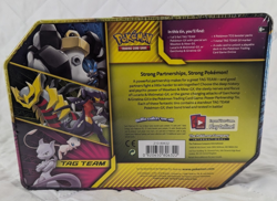 Pokemon TCG Mewtwo & Mew GX Tag Team Power Partners Tin Sealed - Image 3
