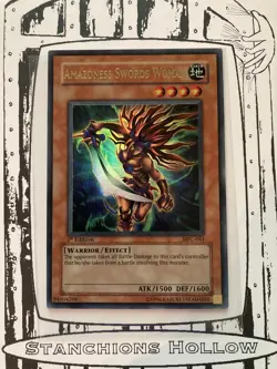 Yu-Gi-Oh! TCG Amazoness Swords Woman (1st Edition) (MFC-061) Ultra Rare NM - Image 1
