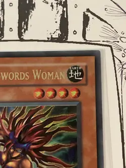 Yu-Gi-Oh! TCG Amazoness Swords Woman (1st Edition) (MFC-061) Ultra Rare NM - Image 3