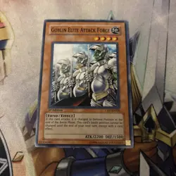 Yugioh TCG Goblin Elite Attack Force Super Rare CRV-EN020 1st Edition MP - Image 1