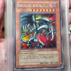 Red-Eyes Black Metal Dragon (Forbidden Memories) FMR-001 PSA 8 - Image 2
