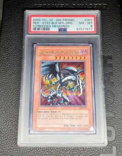 Red-Eyes Black Metal Dragon (Forbidden Memories) FMR-001 PSA 8 - Image 4