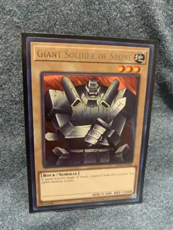 Yugioh Giant Soldier Of Stone LOB-EN068 25th Anniversary - Image 1