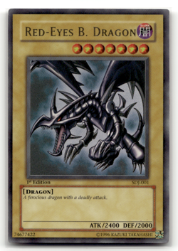Red-Eyes B. Dragon SDJ-001 1st Edition Ultra Rare Starter Deck: Joey LP - Image 1