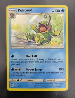Politoed 25/145 Holo Rare Guardians Rising | MP | Pokemon Trading Card TCG - Image 1