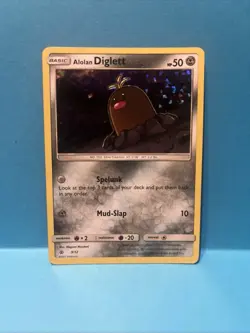 Pokemon Card TCG - Diglett - McDonalds Promo 9/12 Holo Rare Near Mint 2017 - Image 1