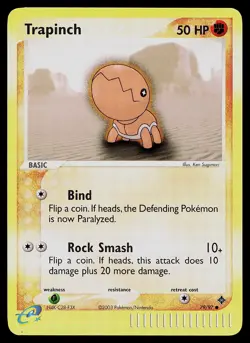 Pokemon Card - Trapinch Dragon 79/97 Common Reverse Holo - Image 1