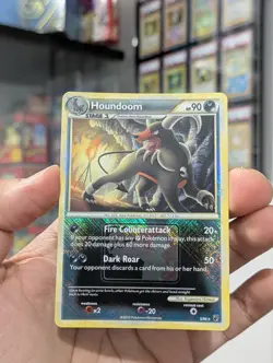 Pokemon Card 2010 HOUNDOOM 5/90 Cross-Hatch League Promo HGSS Undaunted NM/M - Image 2