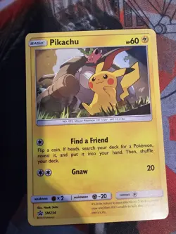 Pikachu SM234 Promo Holo Card Near Mint Condition - Image 1