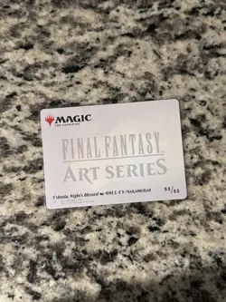Y'shtola, Night's Blessed Art Card (53) (Gold-Stamped Signature) Art Series MTG - Image 2
