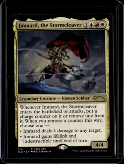Immard, The Stormcleaver - 14 - SLX - NM - MTG Magic the Gathering - Image 1