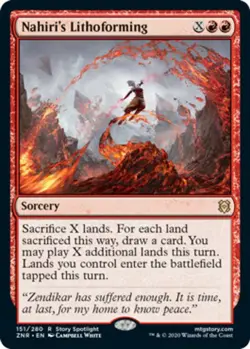 x1 Nahiri's Lithoforming R MTG Zendikar Rising M/NM, English - Image 1
