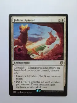 MTG Felidar Retreat (ONC) Commander: Phyrexia: All Will Be One Regular Rare 66 - Image 1