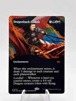 Dragonback Assault 0355 BorderlessTarkir: Dragonstorm TDM MTG NM - Image 1