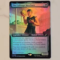 MTG -The Cabbage Merchant - Extended Art - FOIL - Avatar: The Last Airbender 203 - Image 2